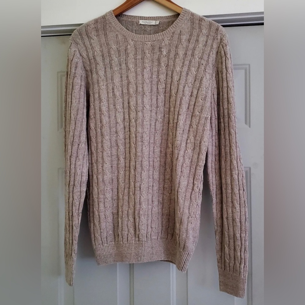 SuitSupply Linen Cotton Knit Crewneck